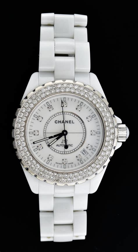 chanel j12 38 mm|j12 chanel watch with diamonds.